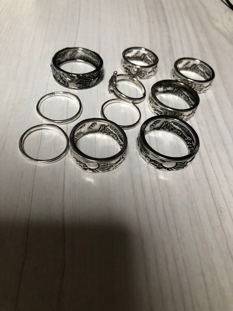 遺品整理　まとめ売り　アクセサリー　リング　シルバー　未検品　遺品整理