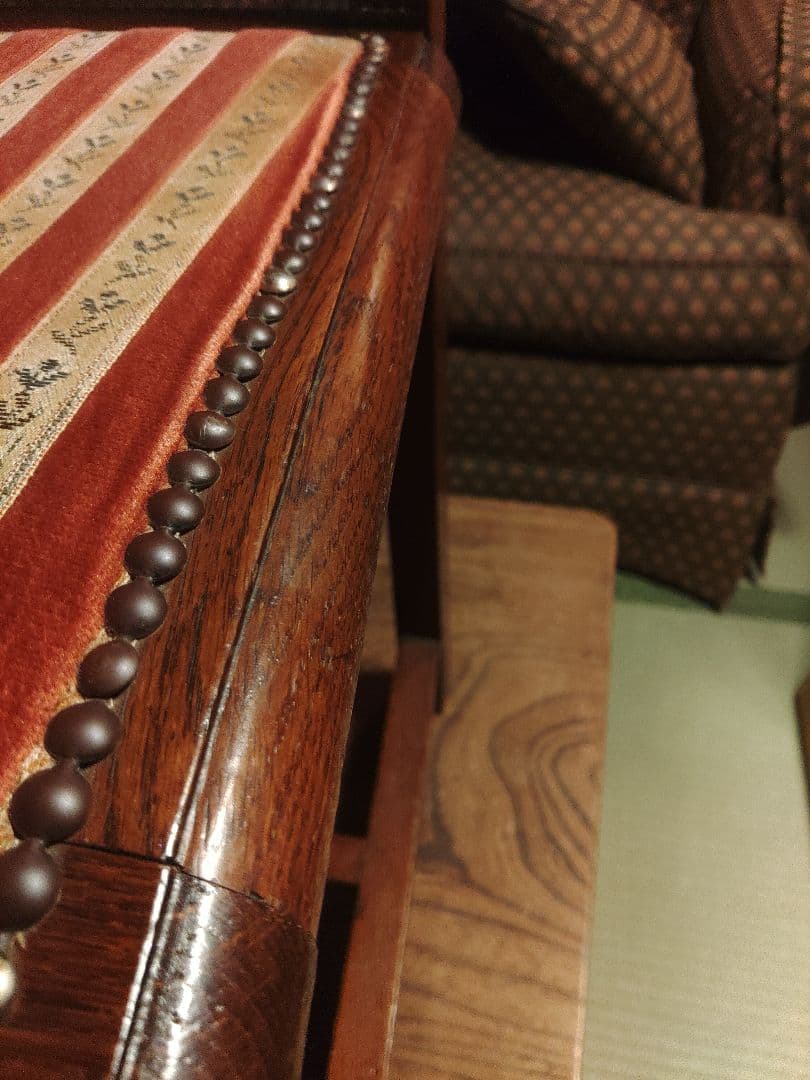 希少　フランス　アンティークチェア　２脚　彫刻　ヴィンテージ　椅子　レア