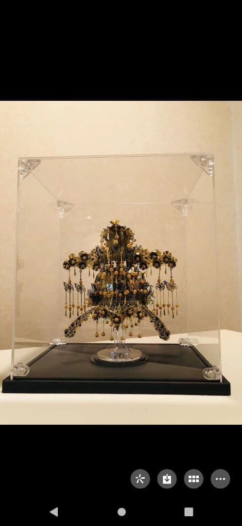 中国版、3Dメタル製、製作品置物ケース付き