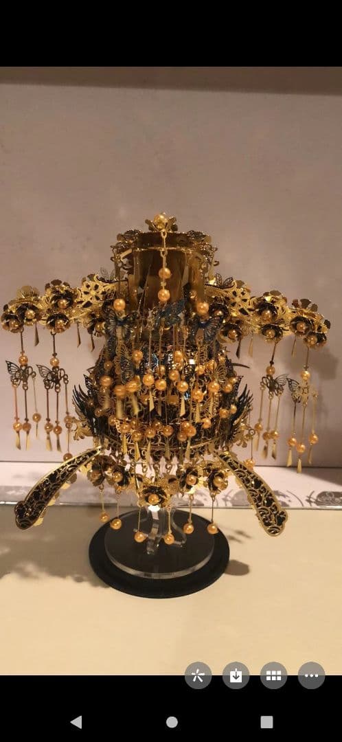 中国版、3Dメタル製、製作品置物ケース付き