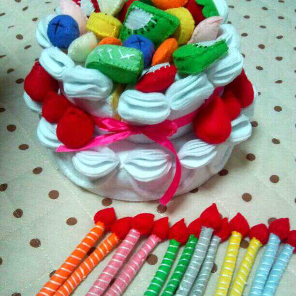 フェルトままごと  オーダーケーキ受付中♥