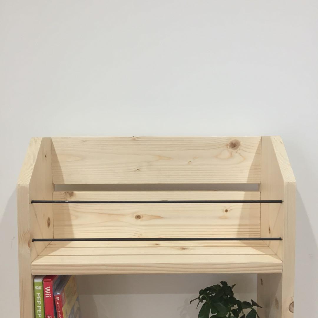 マガジンラック【8】 DVD、CD、ゲーム スタンド 本棚 収納　文庫本