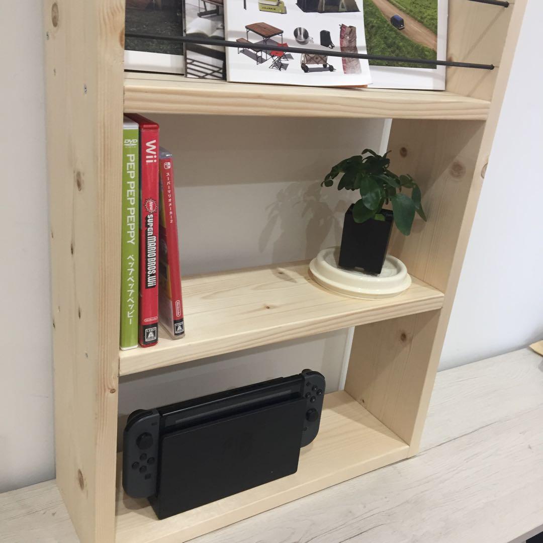 マガジンラック【8】 DVD、CD、ゲーム スタンド 本棚 収納　文庫本