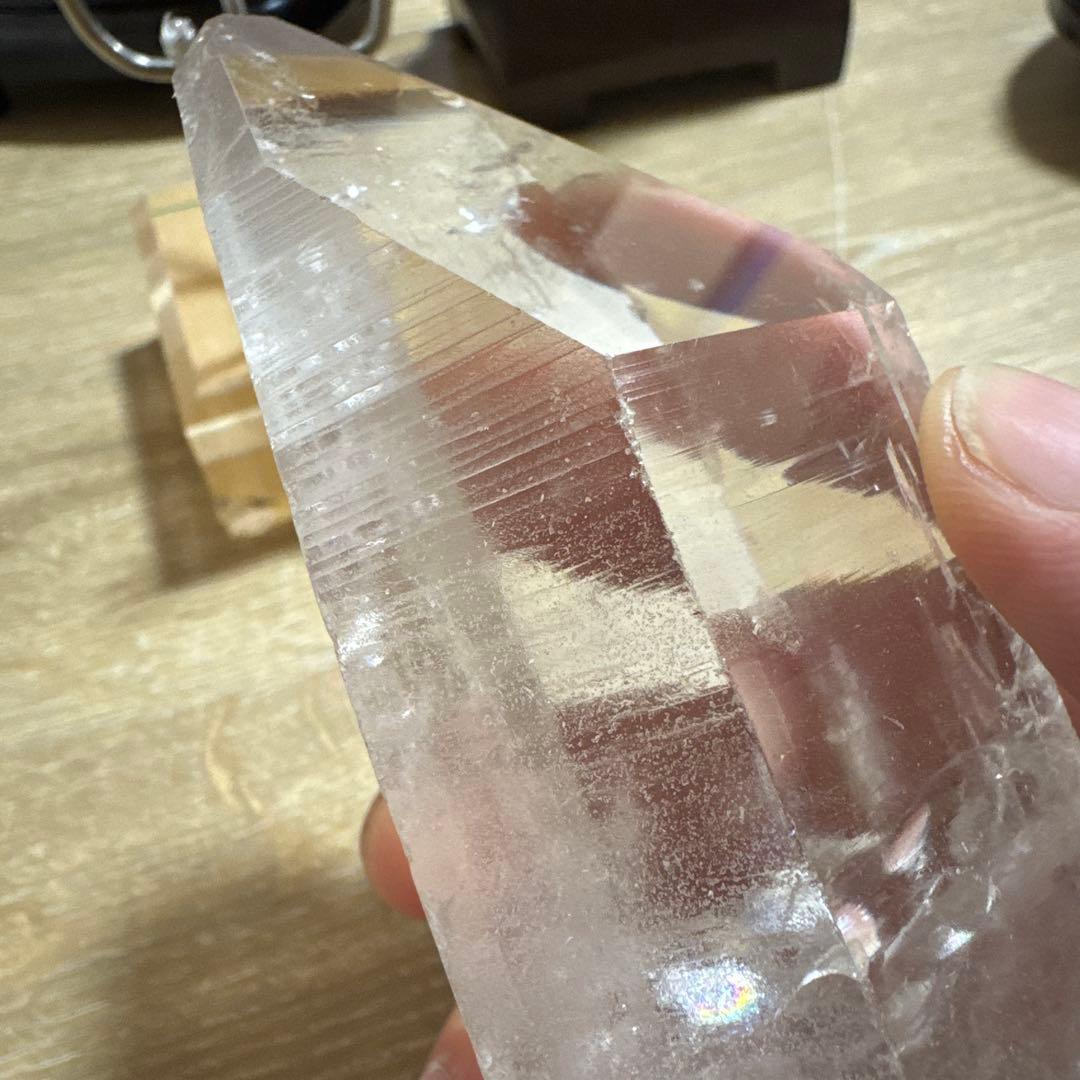 【高品質】コロンビア産　レムリアンシード　クリスタル　台座付