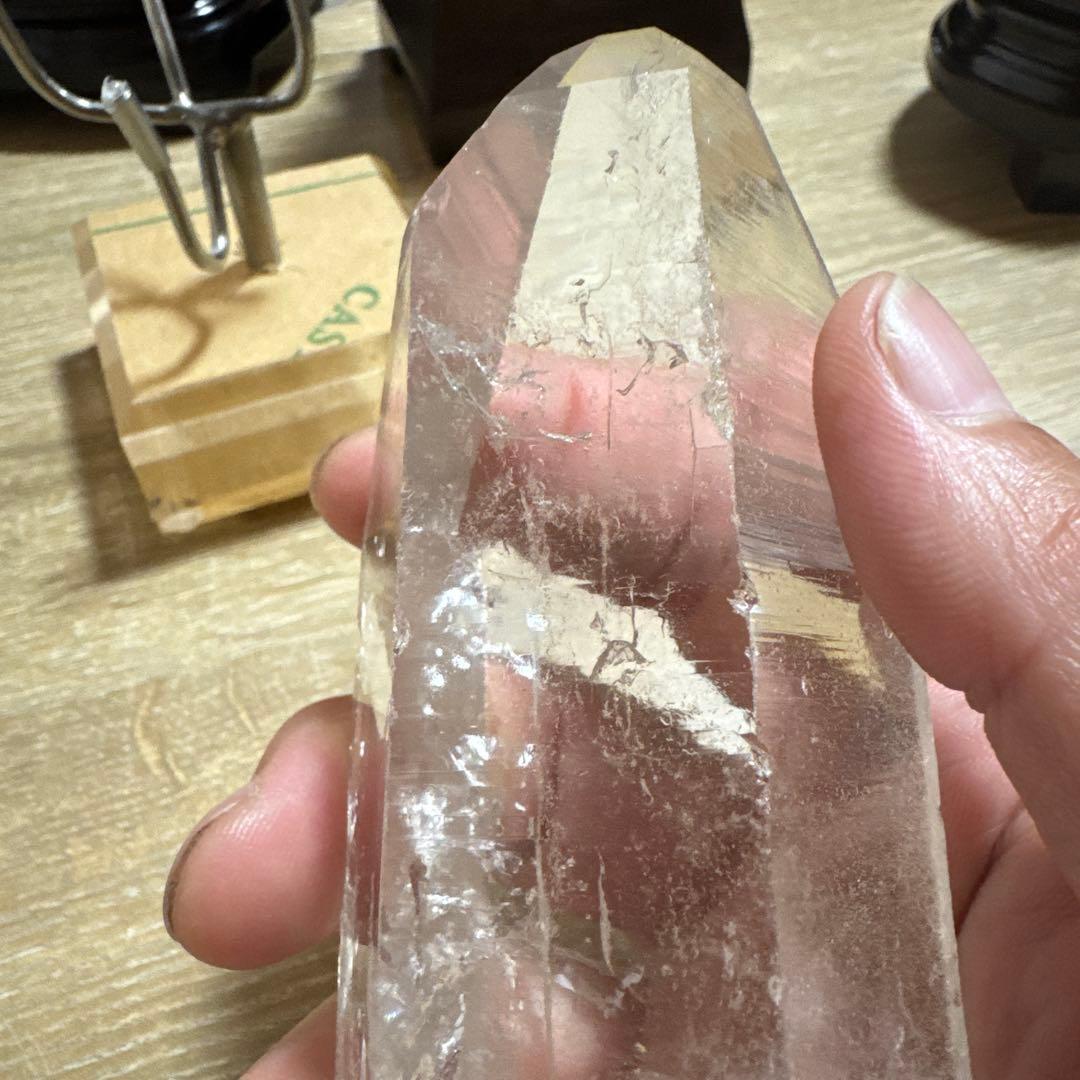 【高品質】コロンビア産　レムリアンシード　クリスタル　台座付