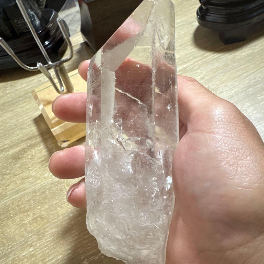 【高品質】コロンビア産　レムリアンシード　クリスタル　台座付