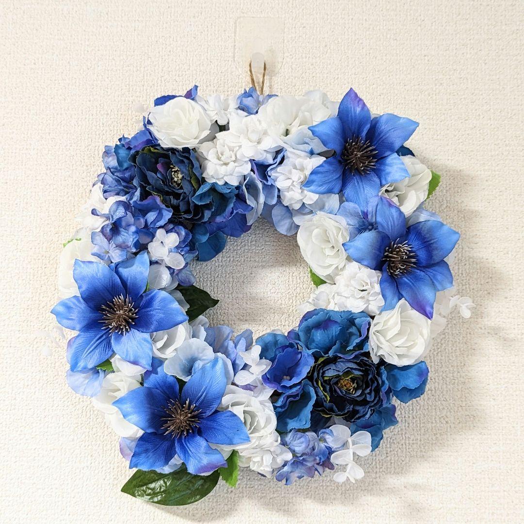 クレマチスのリース