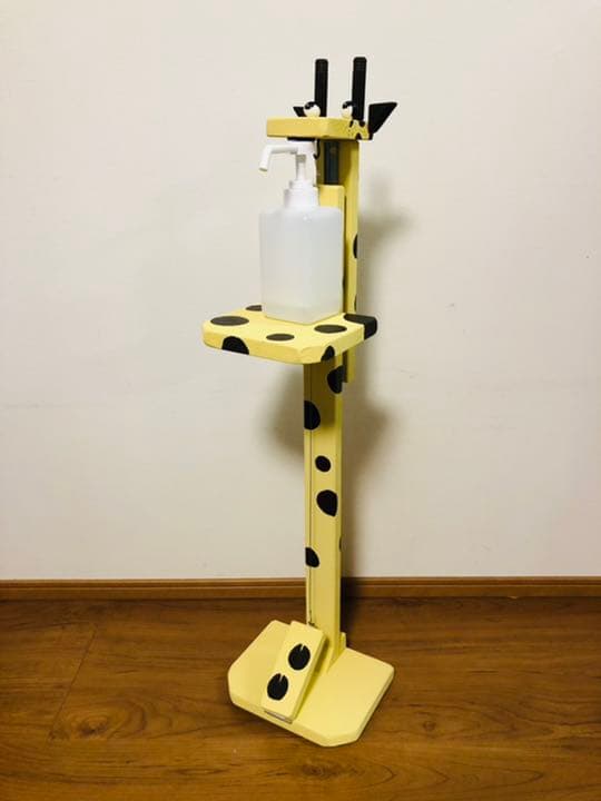 木製スプレースタンド足踏み式　アニマル