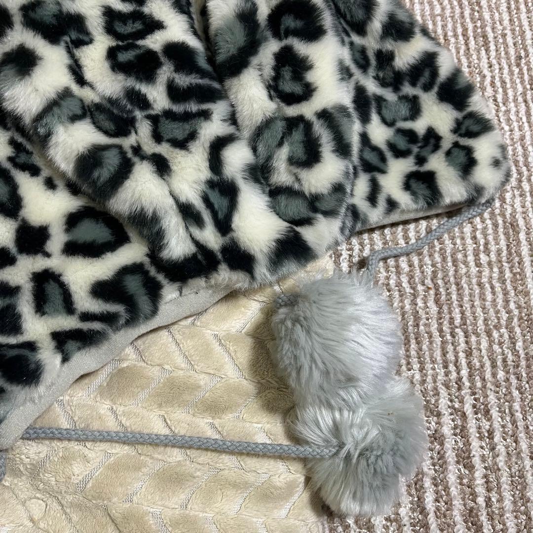 ディズニーリゾート　レオパード　ヒョウ柄　ミニー　ファンキャップ