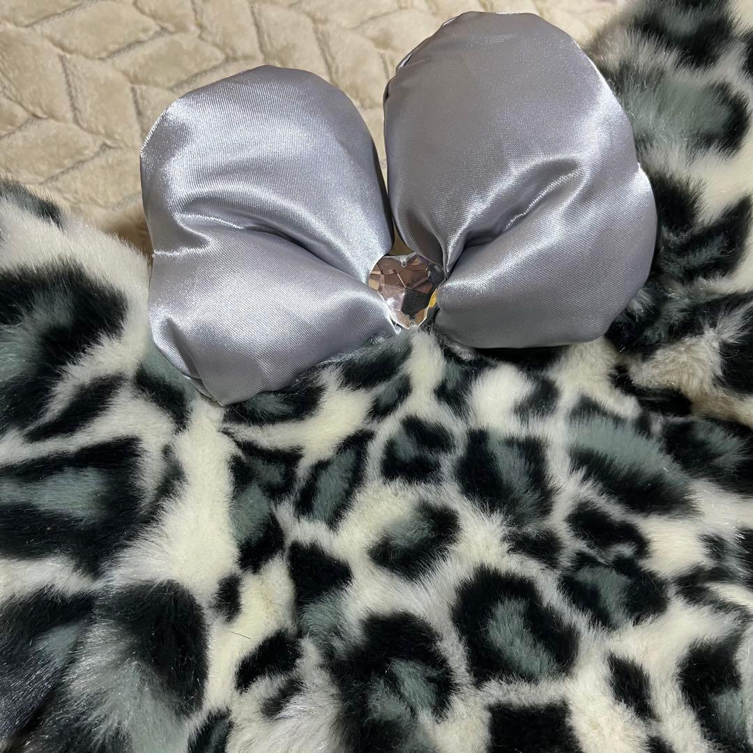 ディズニーリゾート　レオパード　ヒョウ柄　ミニー　ファンキャップ