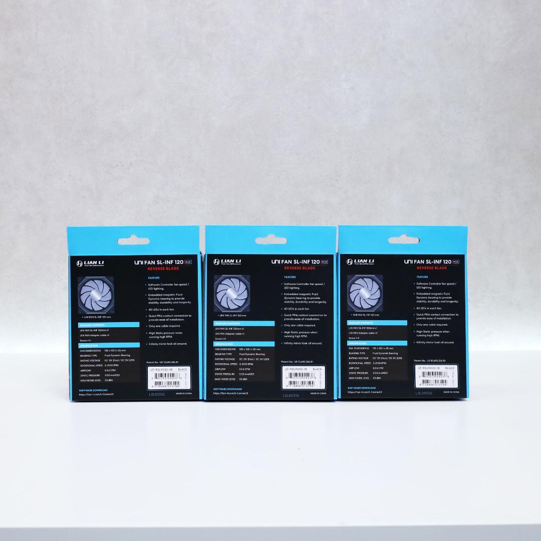 LIAN LI SL-INFINITY 120 RB BK 1個入×3個　⑮