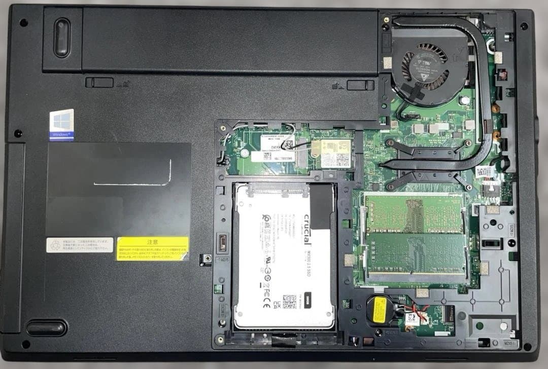 NECノートPC　SSD500GB　03　Core i5