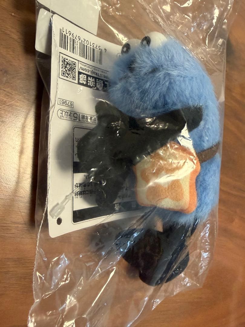 パペットスンスン 一番くじ D賞 マスコットぬいぐるみ 食パンポシェット