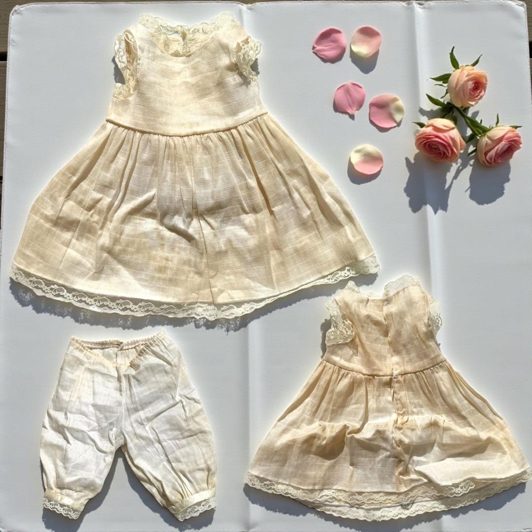 ユミカ ビスクドール ジュモー ブルー ベルベット ドレス ボネ バッグ