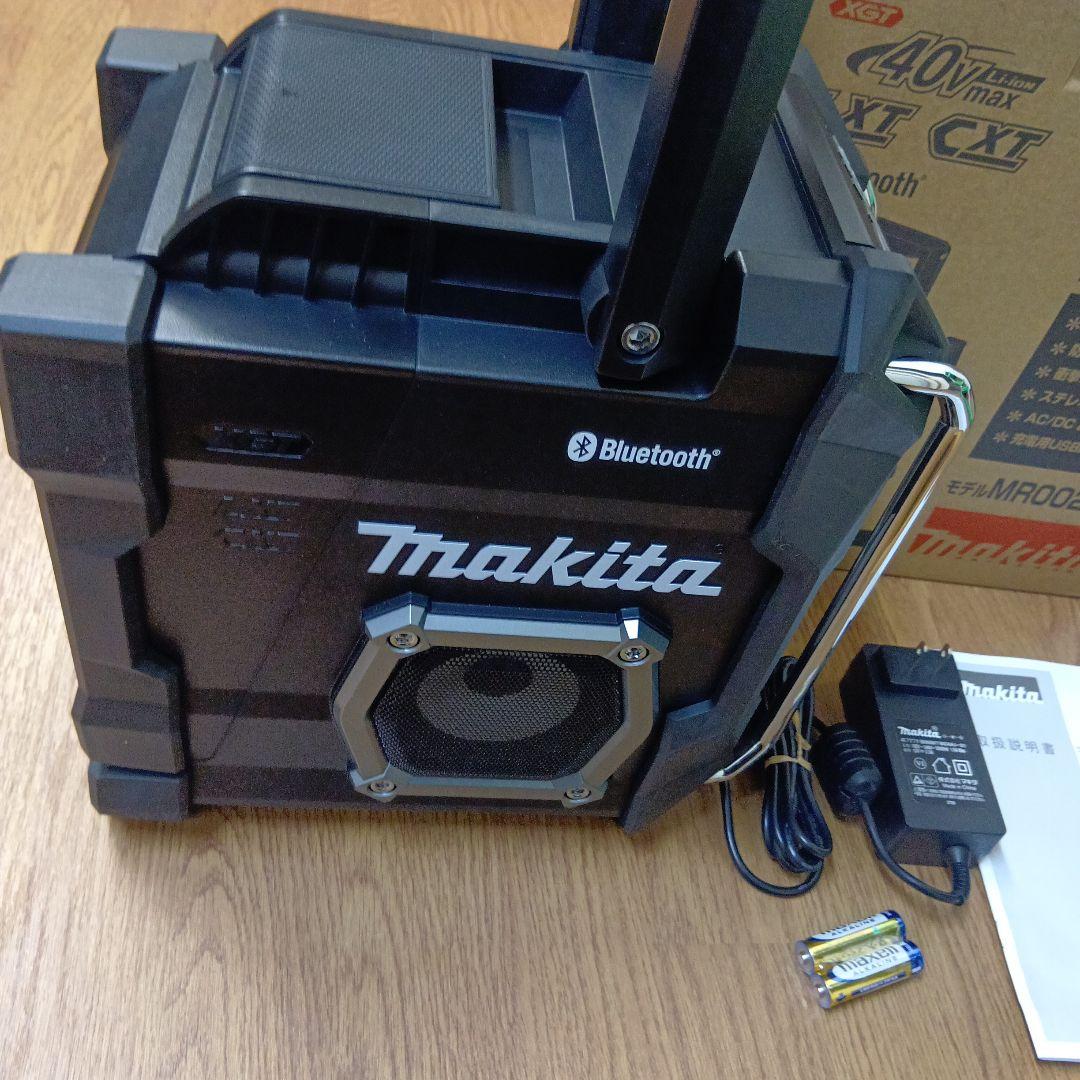 マキタ　MR002GZB 充電式ラジオ　現場ラジオ　黒　新品