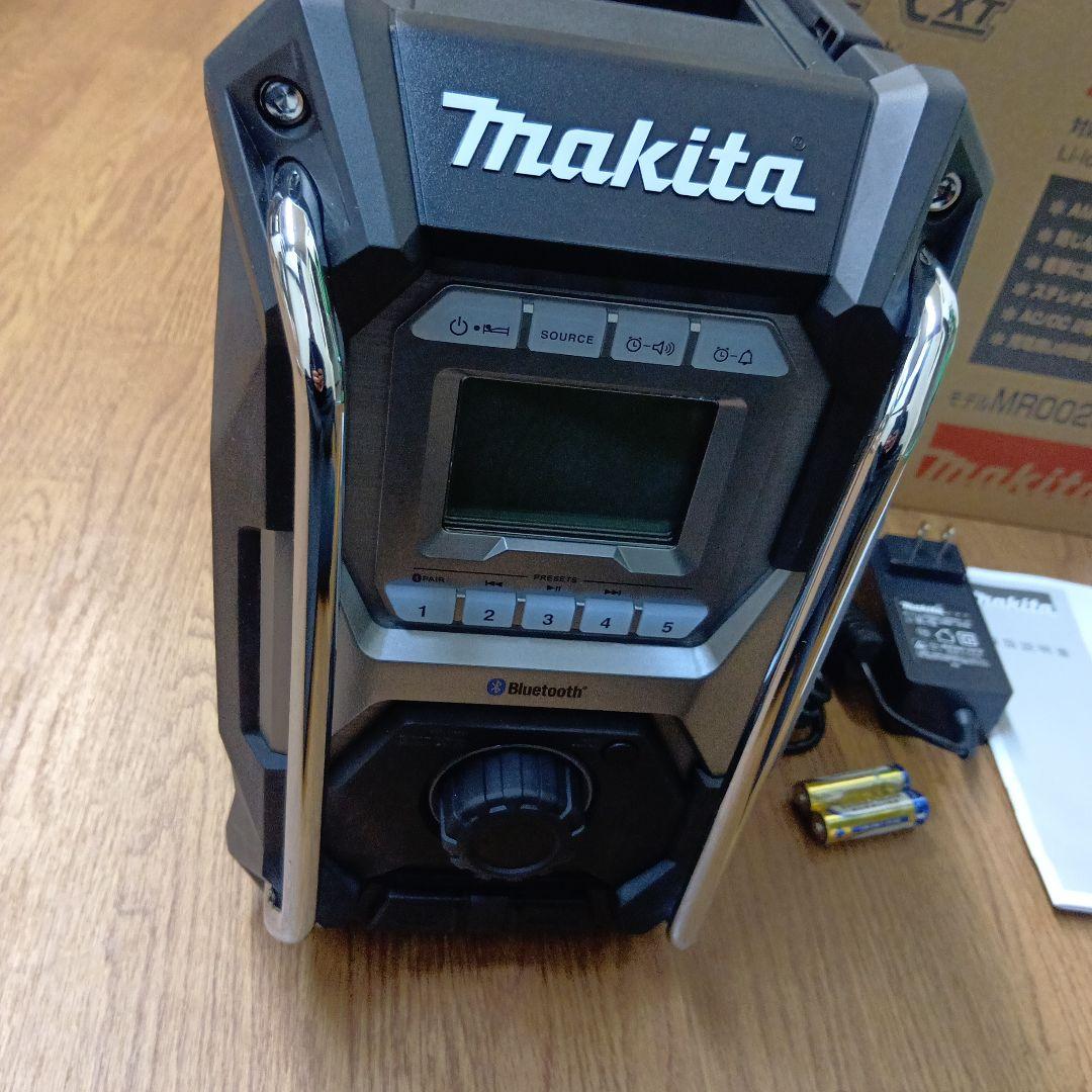 マキタ　MR002GZB 充電式ラジオ　現場ラジオ　黒　新品