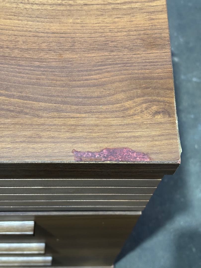 東馬 TOHMA TMテクター 4段 チェスト 洋服収納 ダークブラウン