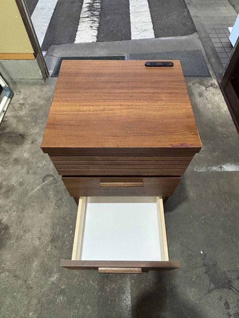 東馬 TOHMA TMテクター 4段 チェスト 洋服収納 ダークブラウン