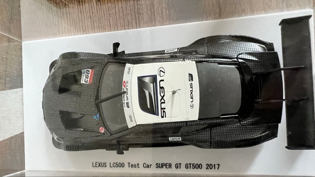ミニカー LEXUS lc500 test car super gt gt500 2017