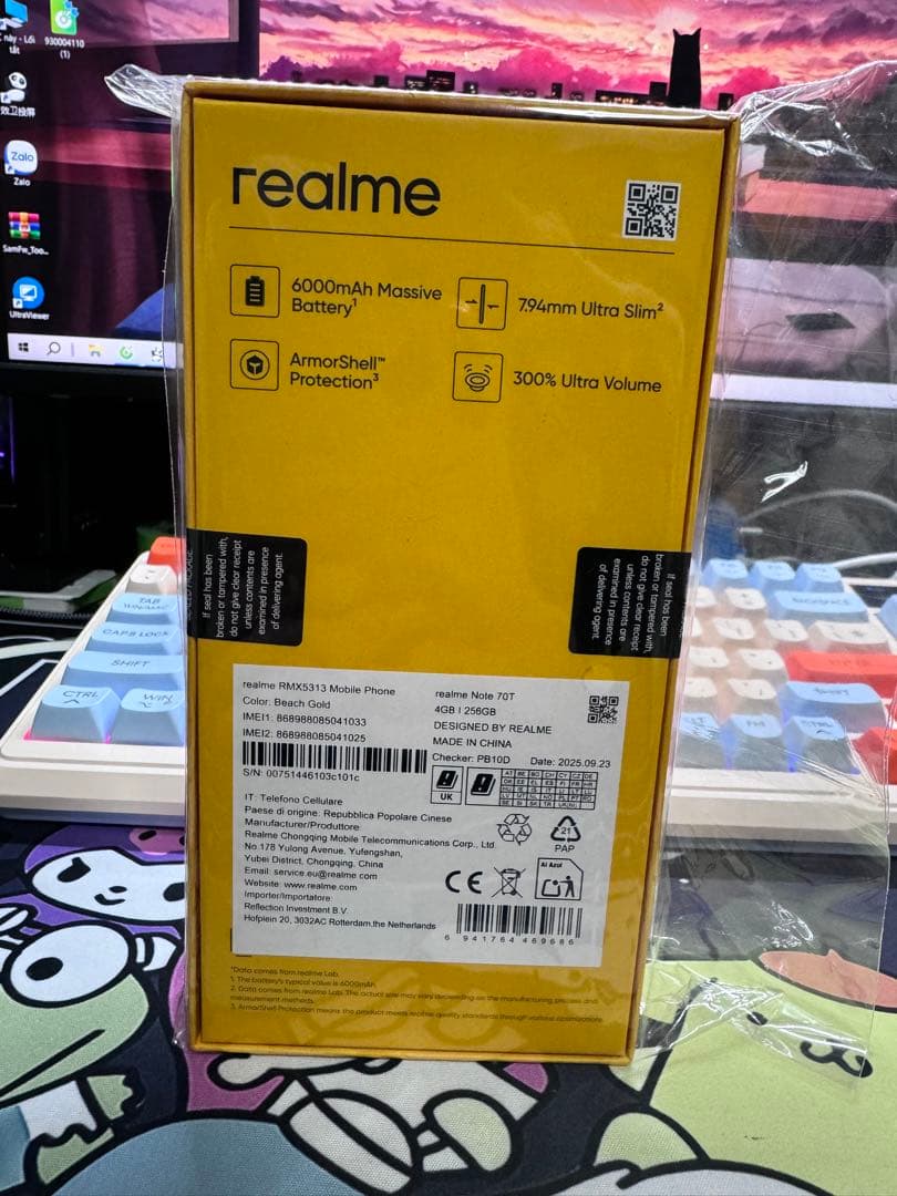 Realme Note 70T 4G ゴールド 4GB+256GB