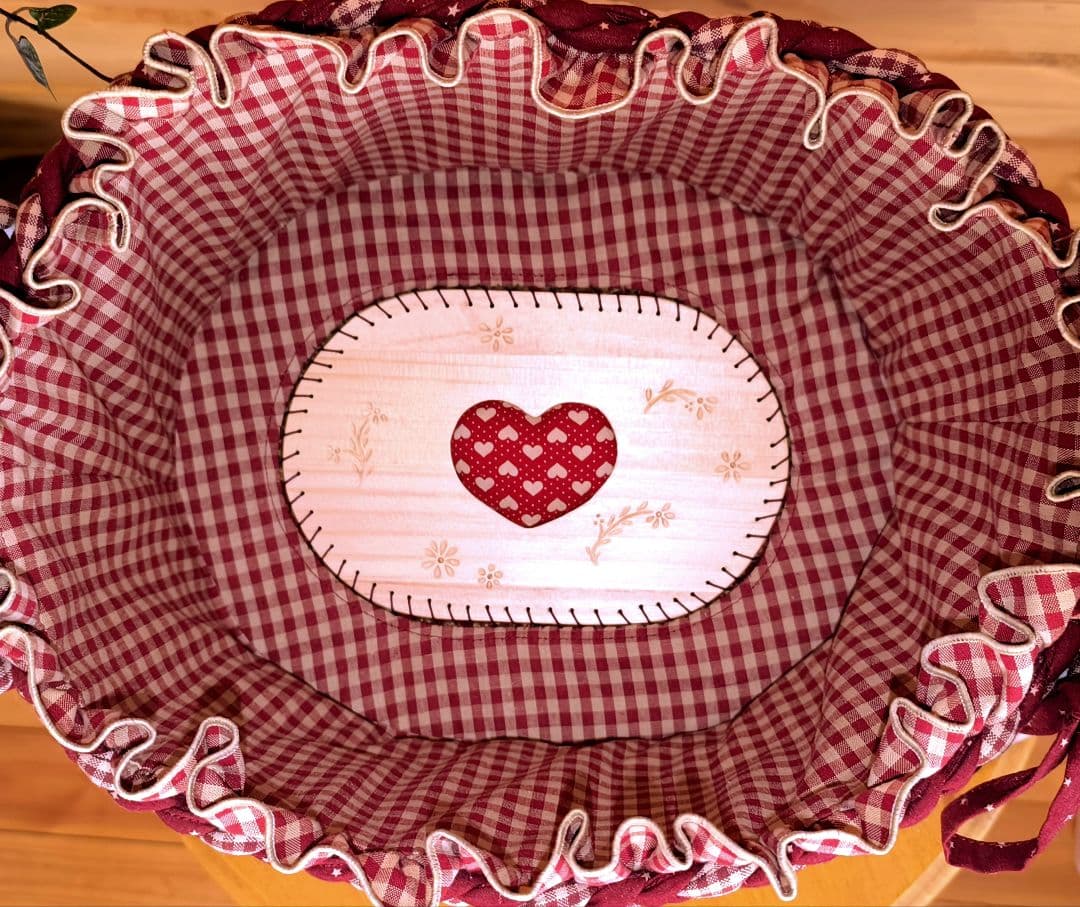 ⭐️アメリカンカントリー雑貨❤️スター★★★いっぱいラウンド編み込みバスケット