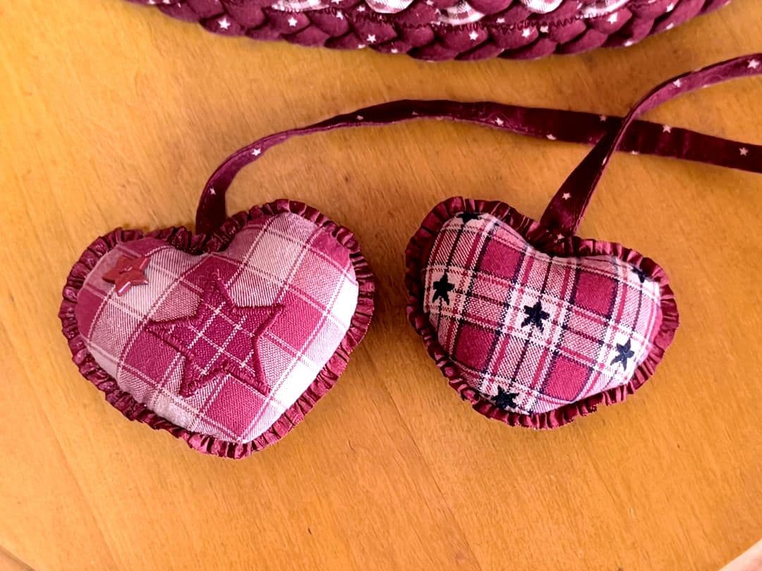 ⭐️アメリカンカントリー雑貨❤️スター★★★いっぱいラウンド編み込みバスケット