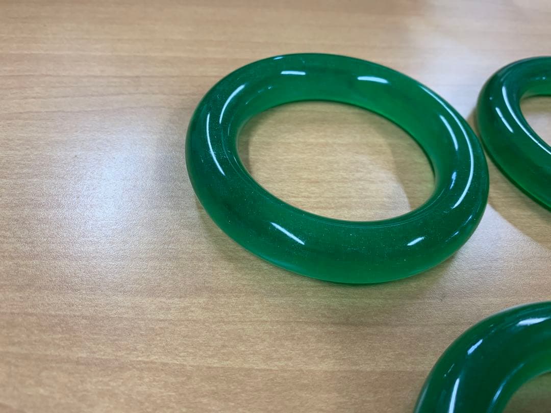 中国 時代物 天然石 腕輪 5点 古置物 古擺件 中国古美術 古美味 翡翠？