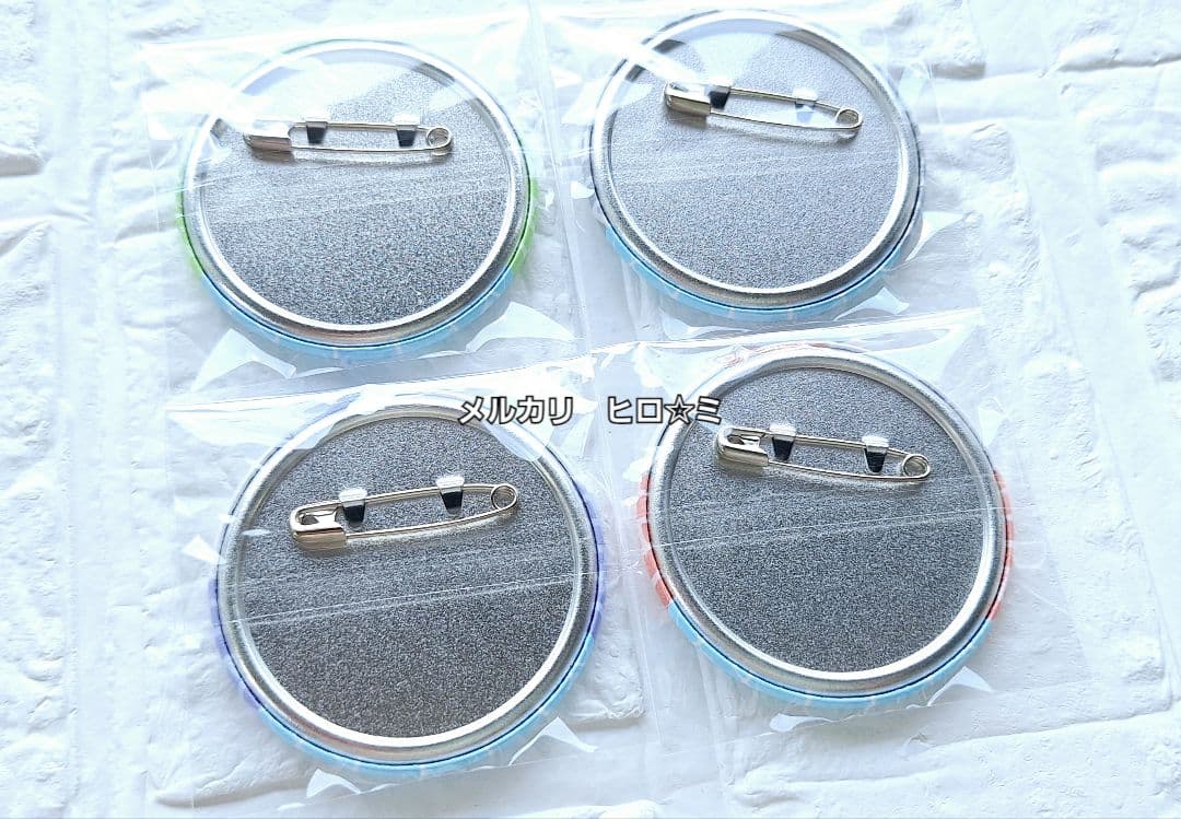 名探偵コナン　警察学校組缶バッジ・キャラっとブーケ×４