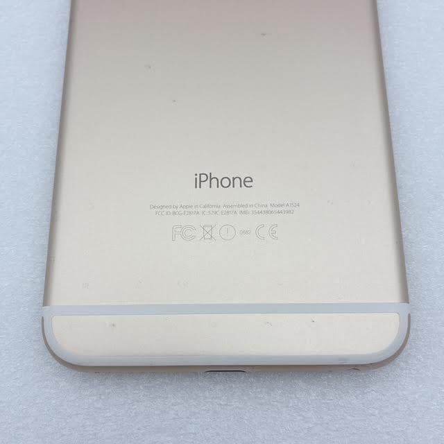 【美品】iPhone6Plus 128GB ゴールド バッテリー100%