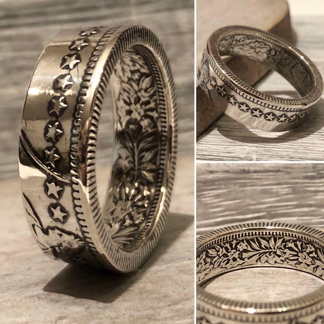 スイス　2フラン銀貨　リング