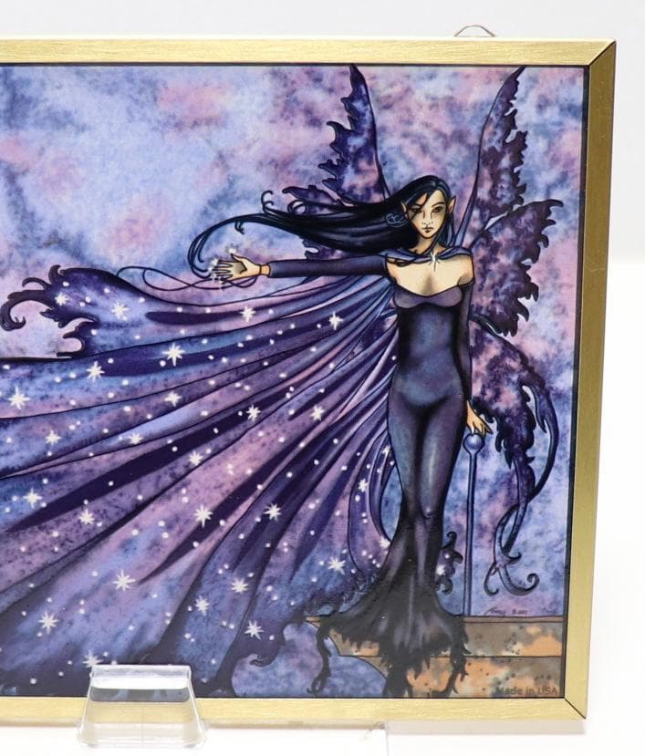 新品 エイミー・ブラウン 星のマントを纏った妖精 ヴィンテージ ステンドグラス