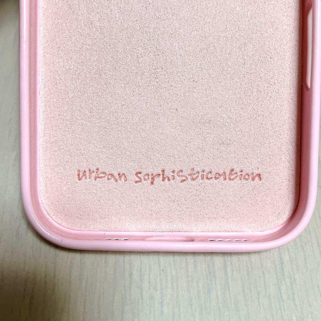 Urban Sophistication リボンケース iPhone16 ピンク