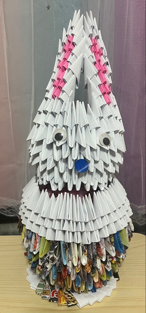 ハンドメイド 兎 猫 ウサギ ネコ 置き物 手作り