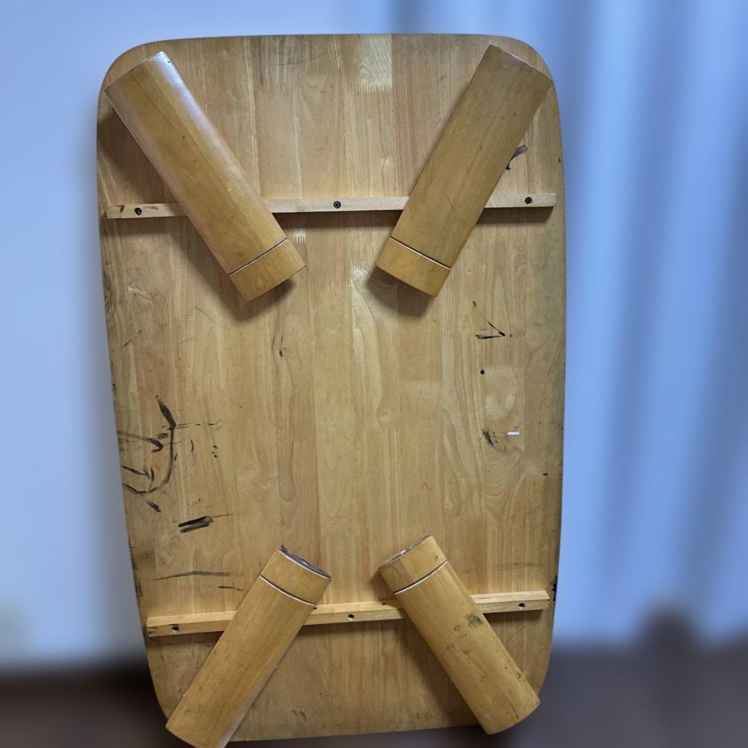 木製長方形座卓 ナチュラルウッド