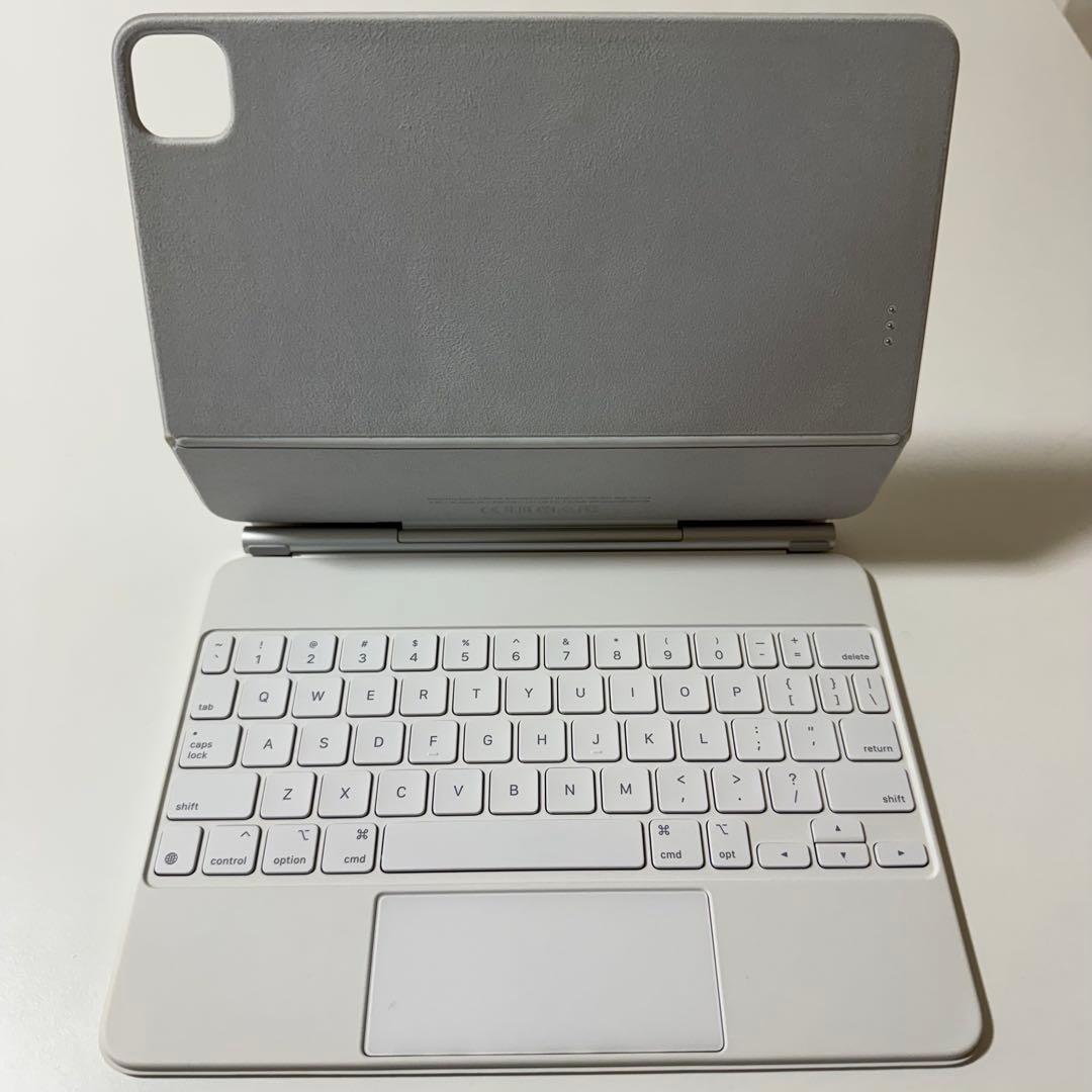 11インチiPad Magic Keyboard 英語（US) ホワイト 箱付