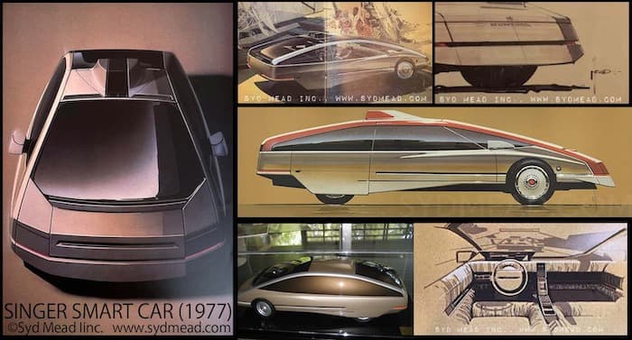 シドミード 複製画 (1977) SINGER Car 新品未開封 No.105