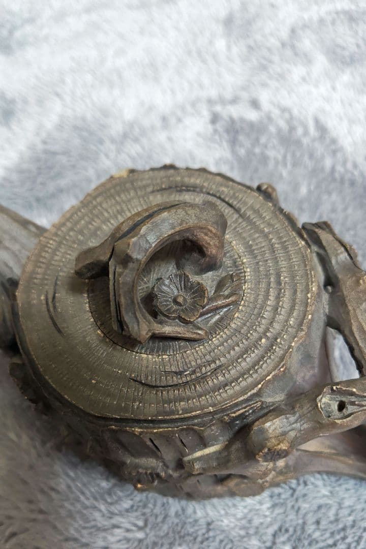 急須 　紫砂名壺　彫刻　中国宜興　茶壺　茶道具　茶器　紫砂　中国美術　中国茶器