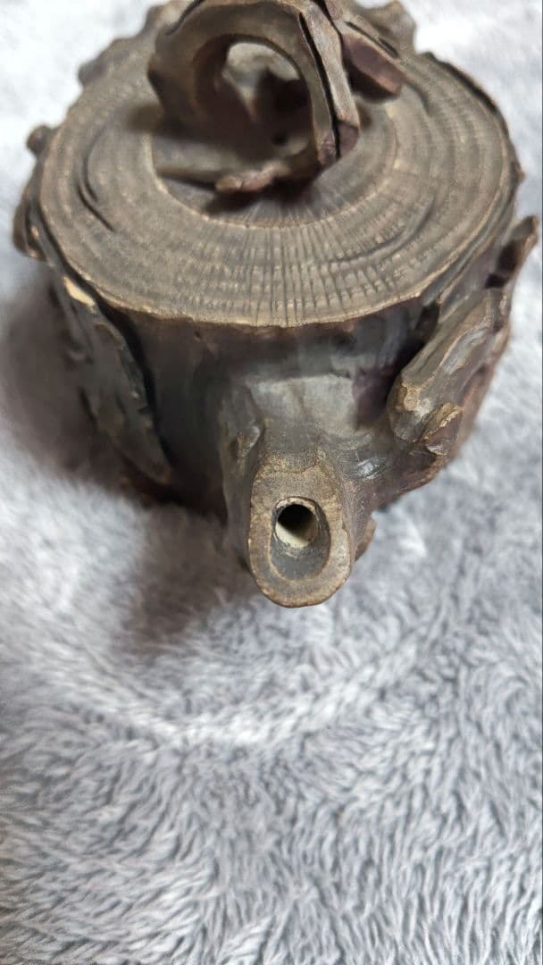 急須 　紫砂名壺　彫刻　中国宜興　茶壺　茶道具　茶器　紫砂　中国美術　中国茶器