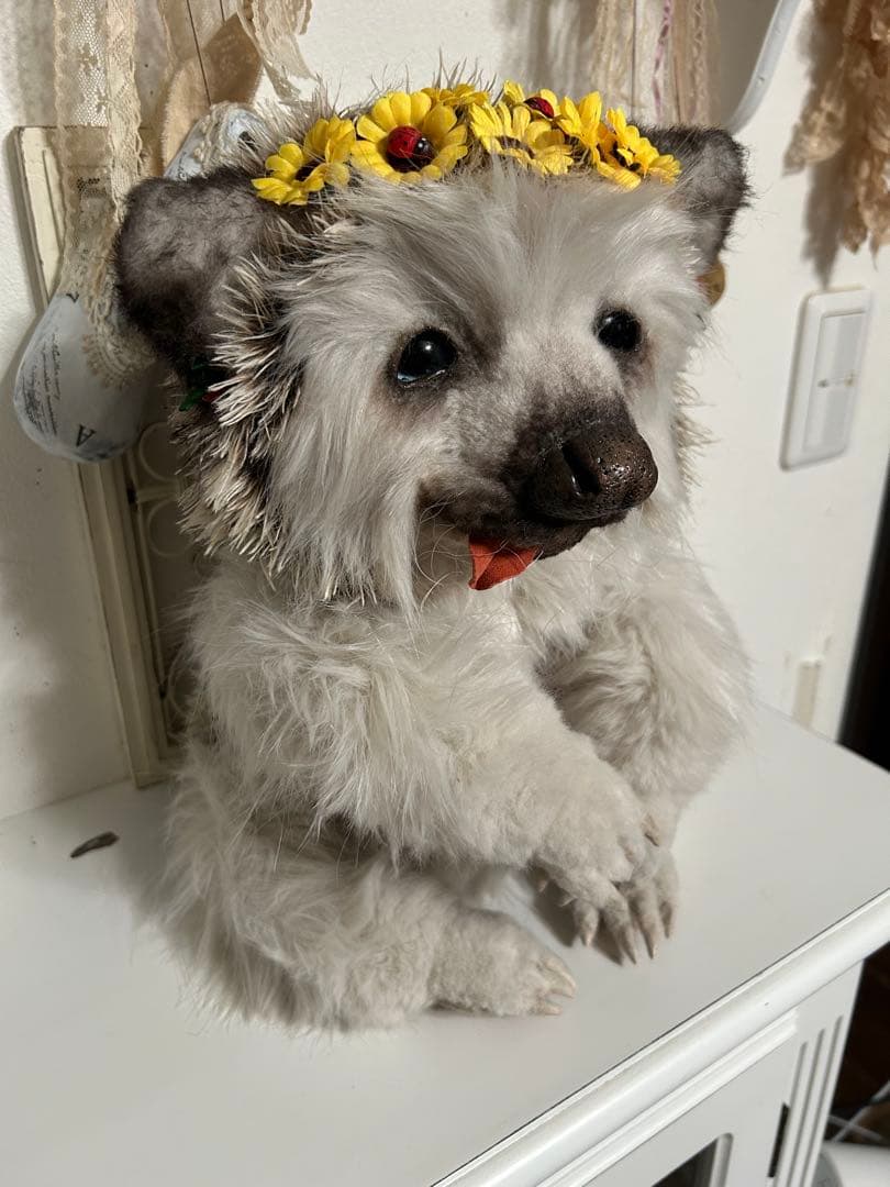 海外作家様　ぬいぐるみ　テディベア　アートドール　ハリネズミ