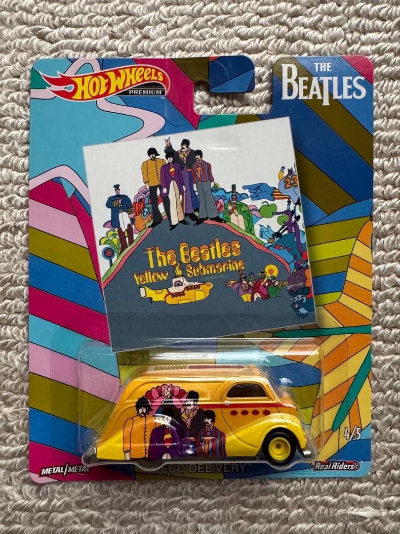 ビートルズ ホットウィール ミニカー 5台 フルコンプ
