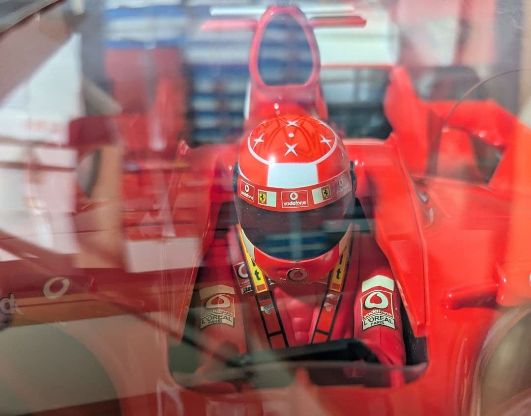 週末Sale シュー◯ッ◯ フェラーリF2005 １/７ 新品未開封動作未確認