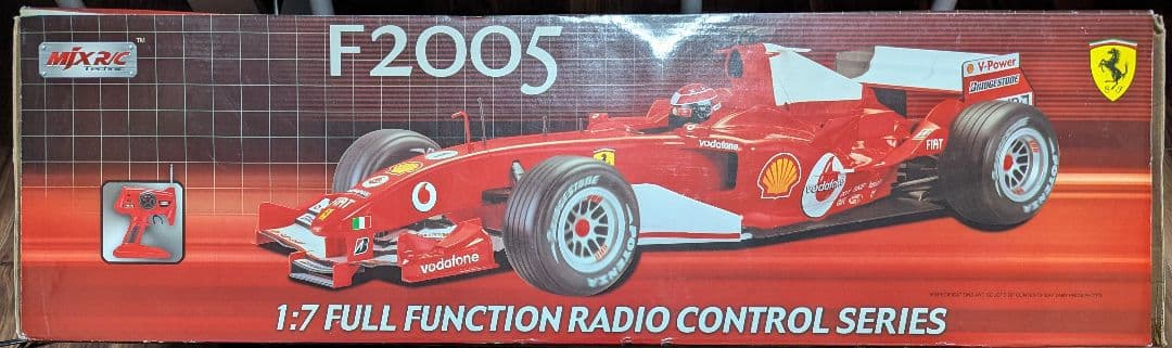 週末Sale シュー◯ッ◯ フェラーリF2005 １/７ 新品未開封動作未確認
