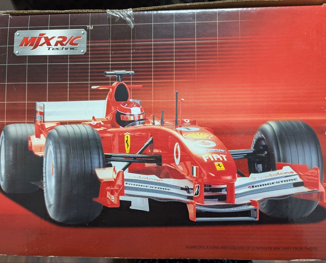 週末Sale シュー◯ッ◯ フェラーリF2005 １/７ 新品未開封動作未確認