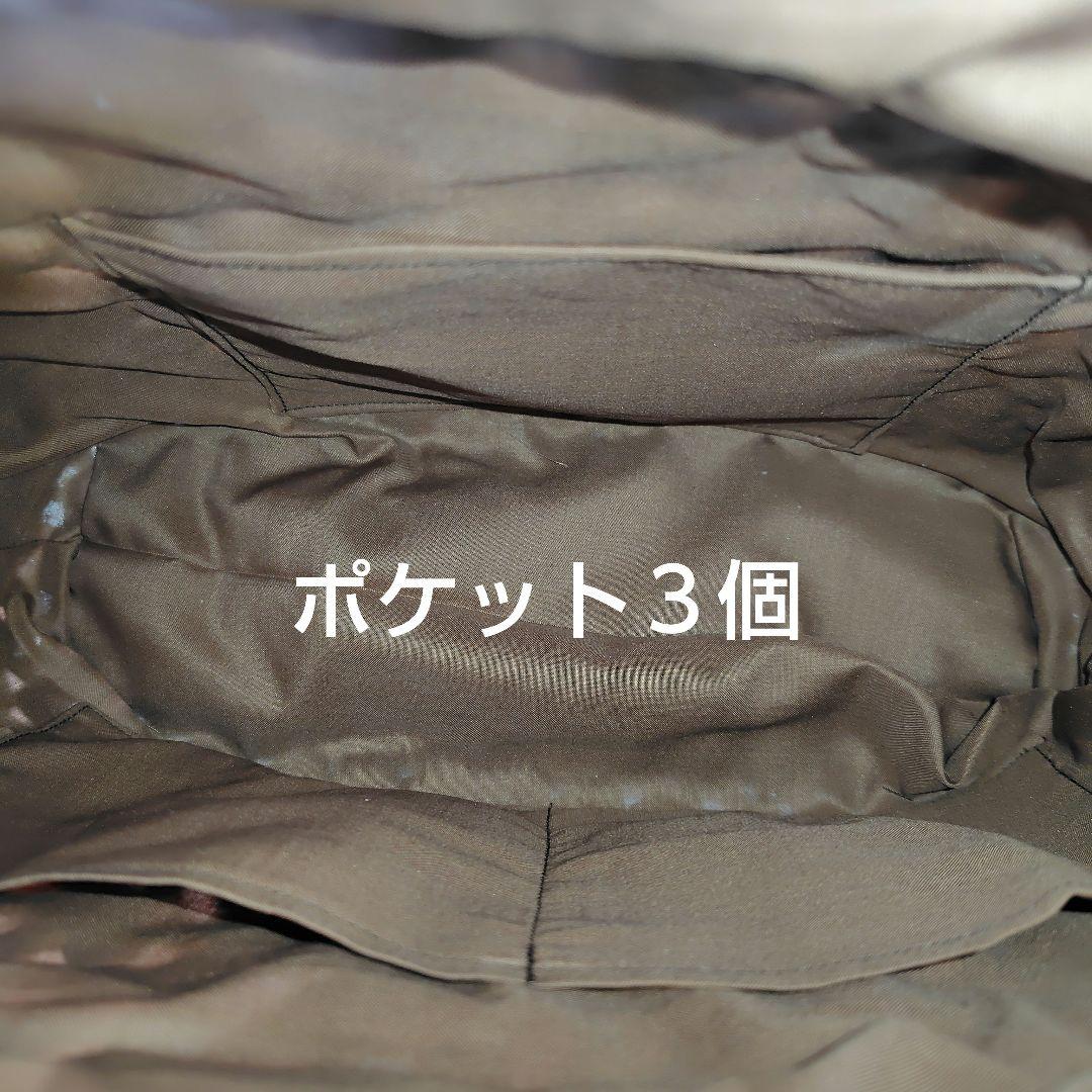 クラフトで作った山葡萄風柿渋染めアンティーク調花結び編みかごバッグ（巾着タイプ）