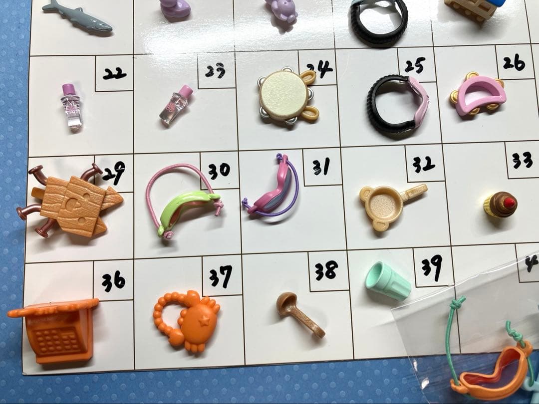 シルバニア　新品小物　各¥150