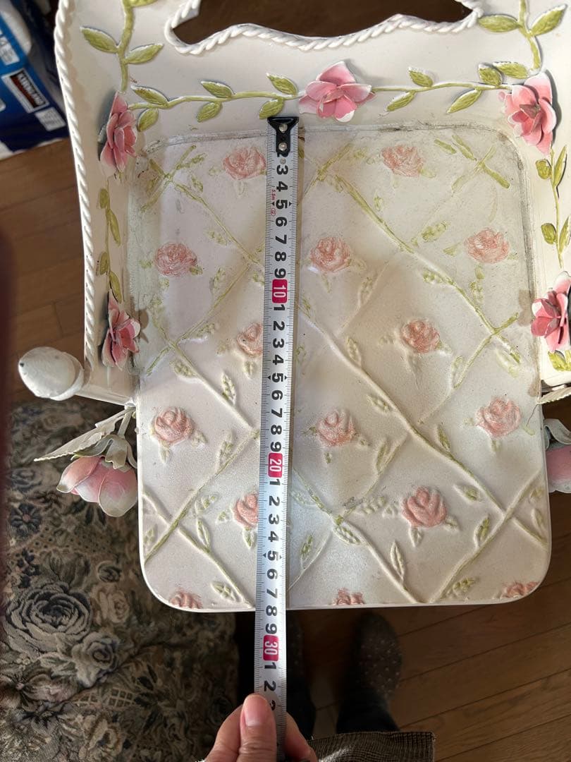 希少品★レトロ エレガントローズアイアンシリーズ　スリッパ＆シューズラック