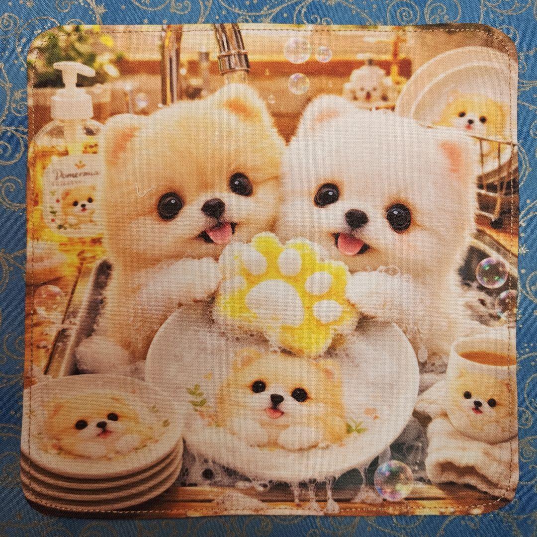 Youretia 　ハンカチ　わんこさん柄2/25