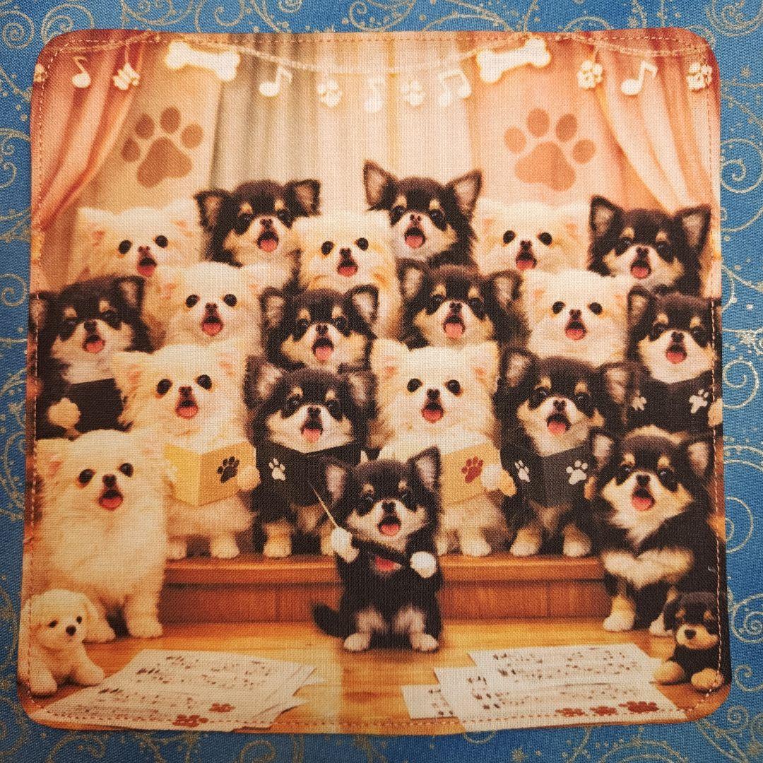 Youretia 　ハンカチ　わんこさん柄2/25
