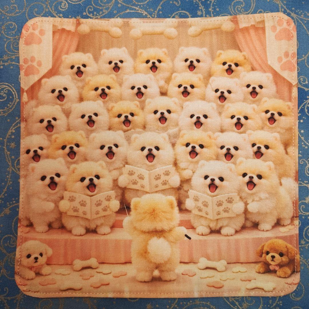 Youretia 　ハンカチ　わんこさん柄2/25