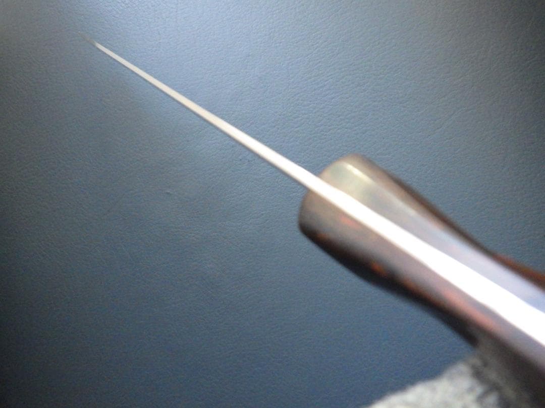 US高級サーモンスライサーナイフ包丁1739★高炭素鋼★ニッケル銀合金リベット